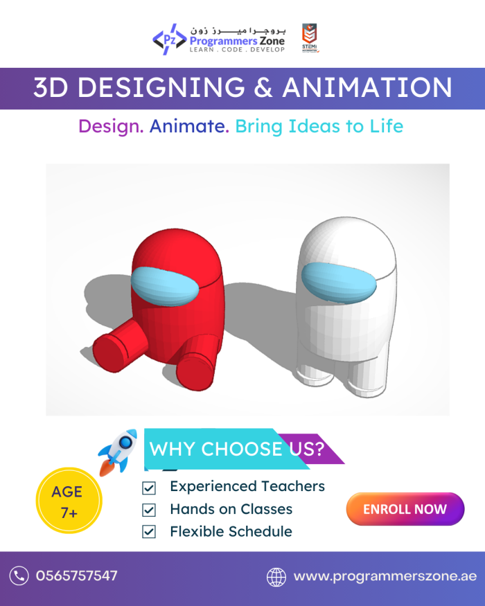 Tinkered, 3d designing animation for kid Abu Dhabi