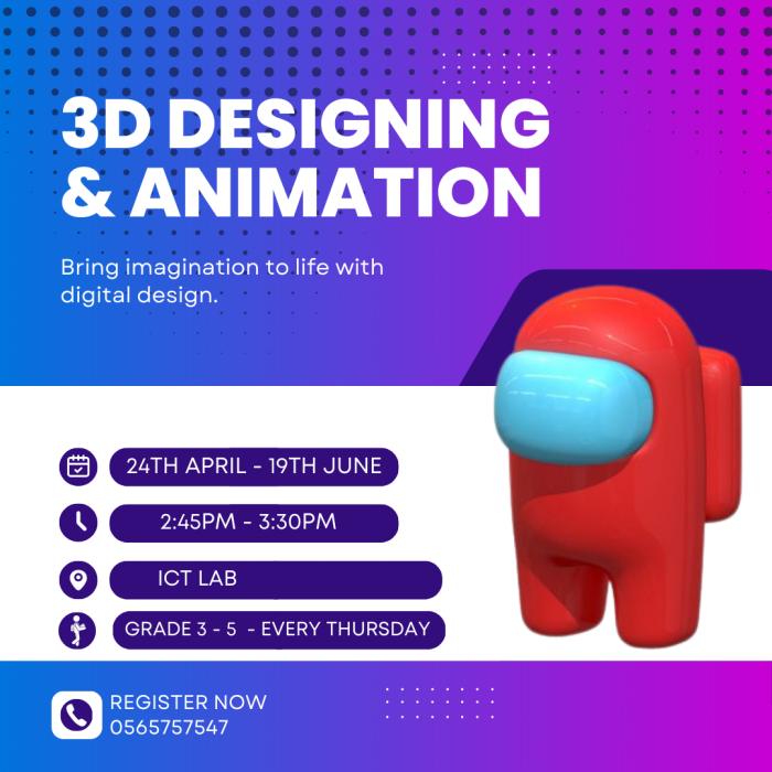 3d designing and animation cca